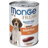 Вологий корм для собак Monge Dog Fresh зі свіжою качкою 400 г