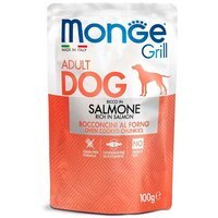 Вологий корм для собак Monge Dog Grill із лососем, 100 г