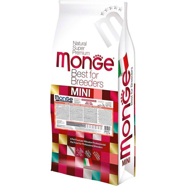 

Сухой корм для собак Monge Dog Mini Adult лосось и рис 15 кг