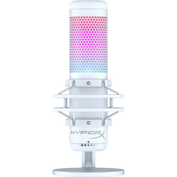 Акція на Микрофон HyperX QuadCast S RGB, White/Grey (519P0AA) від MOYO