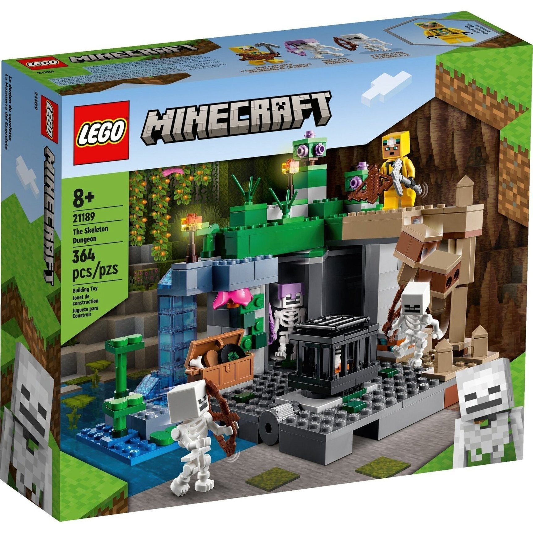 LEGO 21189 Minecraft Подземелье скелетов фото 1