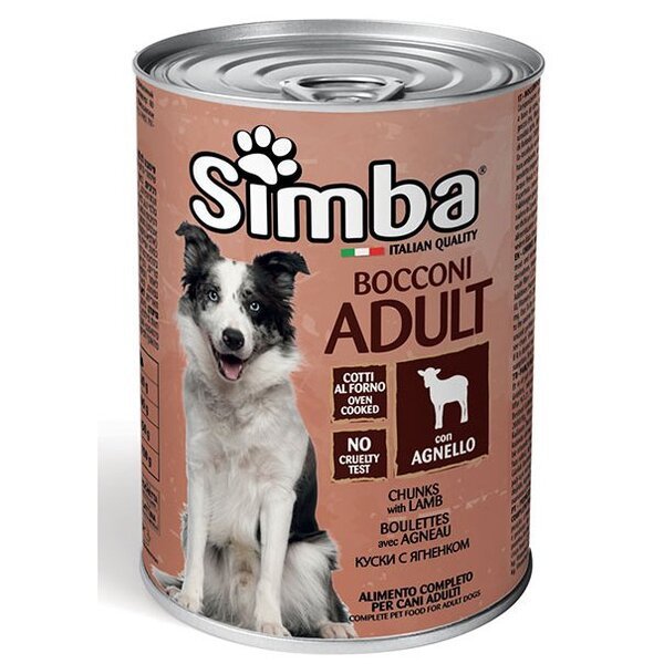 Влажный корм для собак Simba Dog Wet ягненок 415 г