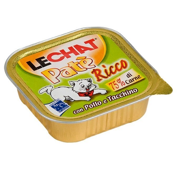 Влажный корм для кошек Monge LeChat Wet Adult курица с индейкой 100 г фото 1