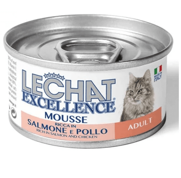 

Влажный корм для кошек Monge LeChat Excellence Adult лосось курица 85 г