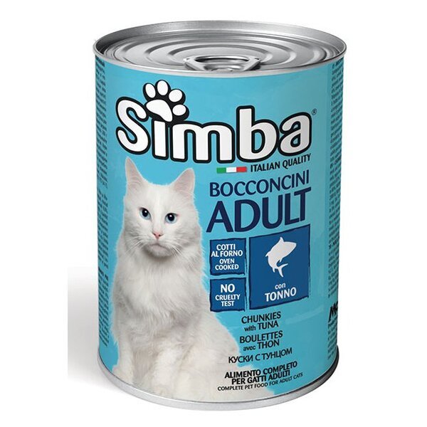 Влажный корм для кошек Simba cat wet с тунцом 415 г