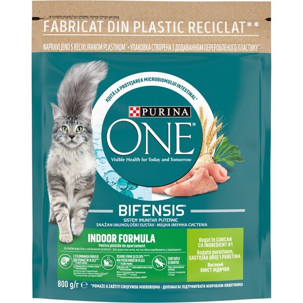 Сухой корм для кошек Purina One Indoor Formula Cat  800 г