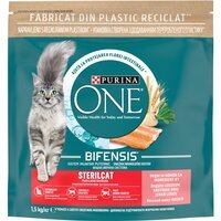 Сухой корм для кошек Purina One Steril Cat Salmon & Wheat 800 г
