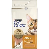 Сухой корм для кошек Cat Chow Adult с уткой 1.5 кг