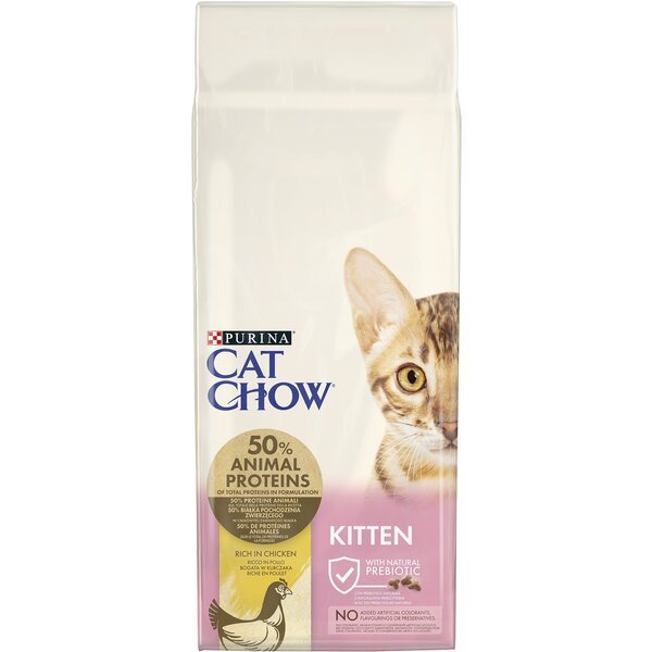 

Сухой корм для котят Purina Cat Chow Kitten с курицей 15кг