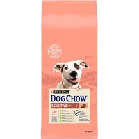 Сухий корм для собак схильних до алергії Dog Chow з лососем, 14 кг.