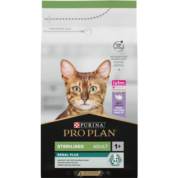 

Сухой корм для стерилизованных котов Purina Pro Plan Cat Sterilised с индейкой 1.5 кг