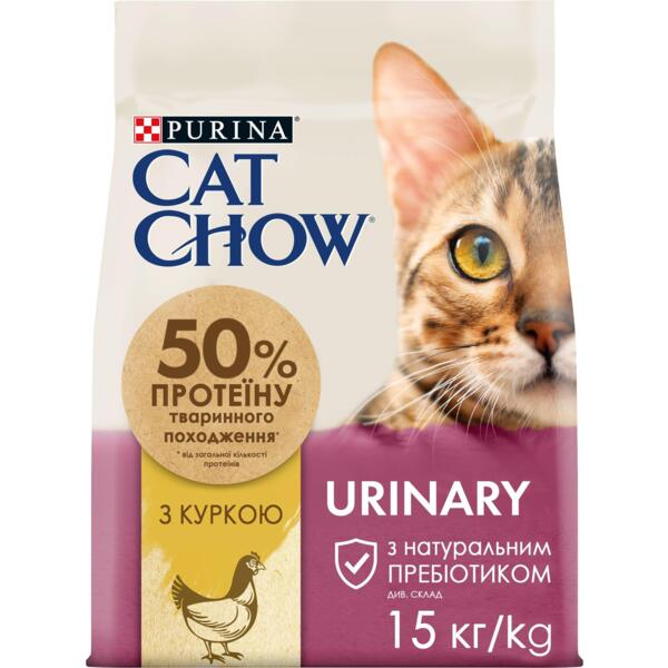 Сухой корм для котов Cat Chow Urinary Tract Health с курицей 15кг