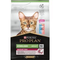 Сухой корм для кастрированных котов Purina ProPlan Sterilised Senses с треской и форелью, 3 кг
