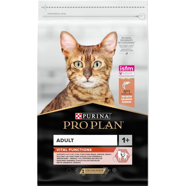 Сухой корм  для кошек Purina Pro Plan Cat Original Adult с лососем, 10 кг