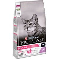 Сухой корм для кошек с чувствительным пищеварением Purina Pro Plan Cat Delicate с индейкой, 10 кг