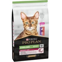 Сухой корм для стерилизованных кошек Purina Pro Plan Sterilised Adult с уткой и печенью, 10 кг