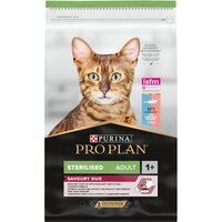 Сухой корм для кастрированных котов Purina ProPlan Sterilised Senses с треской и форелью, 10 кг
