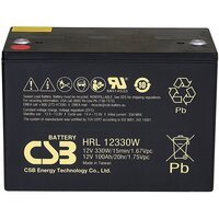 Аккумуляторная батарея CSB 12V 100Ah HRL12330W