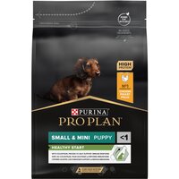 Сухой корм для щенков мелких пород Purina Pro Plan Puppy Small&Mini Optistart с курицей, 3 кг