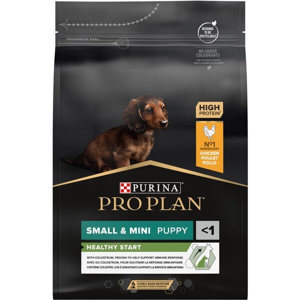 

Сухой корм для щенков мелких пород Purina Pro Plan Puppy Small&Mini Optistart с курицей 3 кг