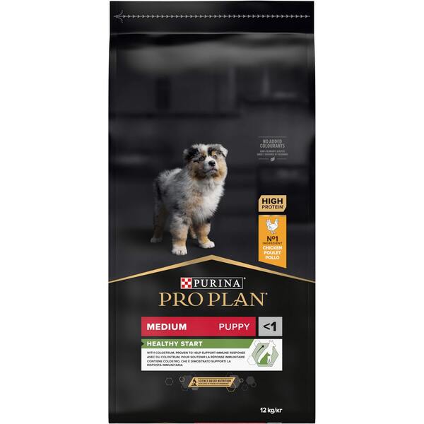 

Сухой корм для щенков средних пород Purina Pro Plan Dog Medium Puppy Optistart с курицей 12 кг