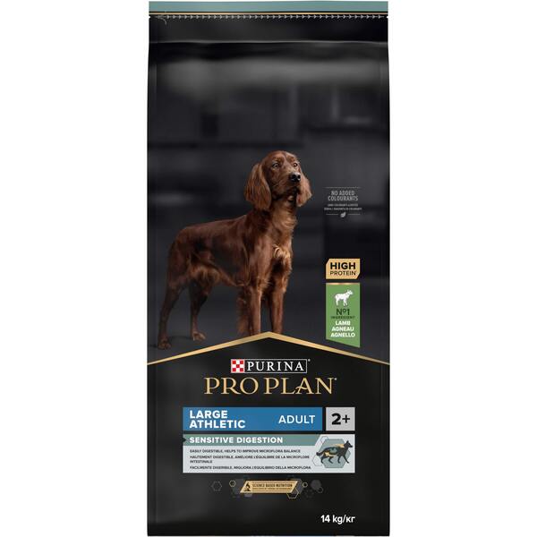 Сухой корм для собак больших пород с атлетическим телосложением Purina ProPlan Large Athletic с ягненком, 14 кг