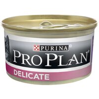 Влажный корм для кошек с чувствительным пищеварением Purina Pro Plan Delicate с индейкой, 85 г