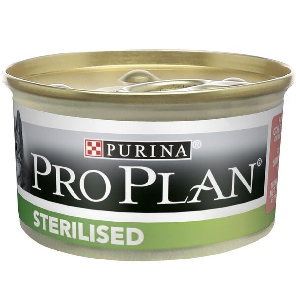 Влажный корм для взрослых кастрированных котов Purina Pro Plan Sterilised с тунцом и лососем, 85 г