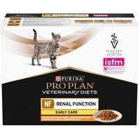Влажный корм для кошек с болезнями почек Purina Pro Plan Veterinary Diets NF Renal Function Early Care с курицей 10x85 г