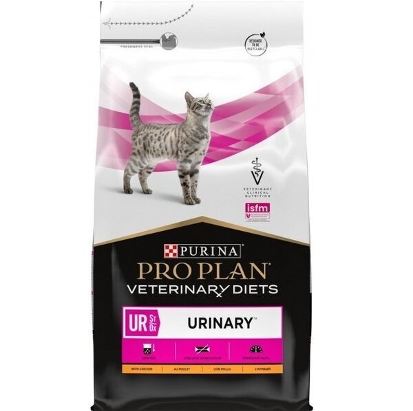 

Сухой корм для котов с мочекаменной болезнью Pro Plan Veterinary Diets Urinary 5 кг