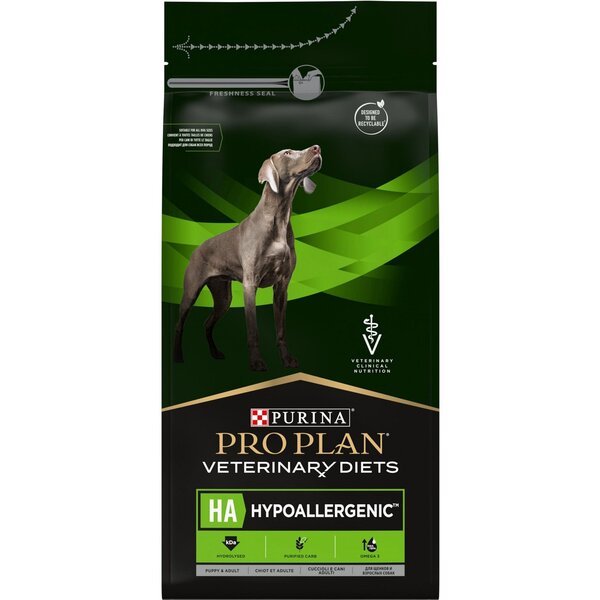 Сухой корм для собак при пищевой аллергии Purina Pro Plan Veterinary Diets HA Hypoallergenic 1.3 кг