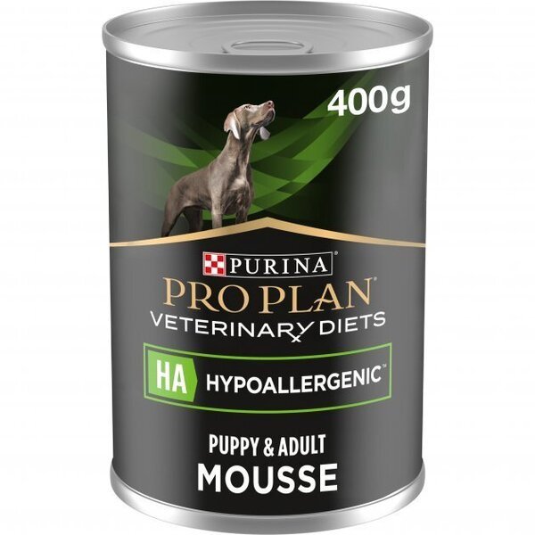 

Влажный корм для собак Purina Pro Plan Veterinary Diets HA Hypoallergenic при пищевой аллергии 400 г