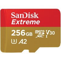 Карта пам`яті SanDisk microSD 256GB C10 UHS-I U3 R190/W130MB/s (SDSQXAV-256G-GN6MA)