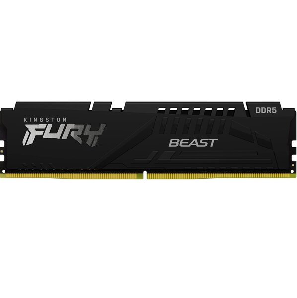 

Память ПК Kingston DDR5 32GB 5200 FURY Beast Black EXPO (KF552C36BBE-32)