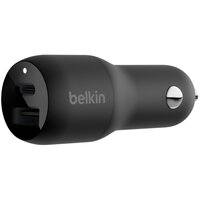 Автомобильное зарядное устройство Belkin Car Charger 37W PD PPS Dual Black (CCB004BTBK)