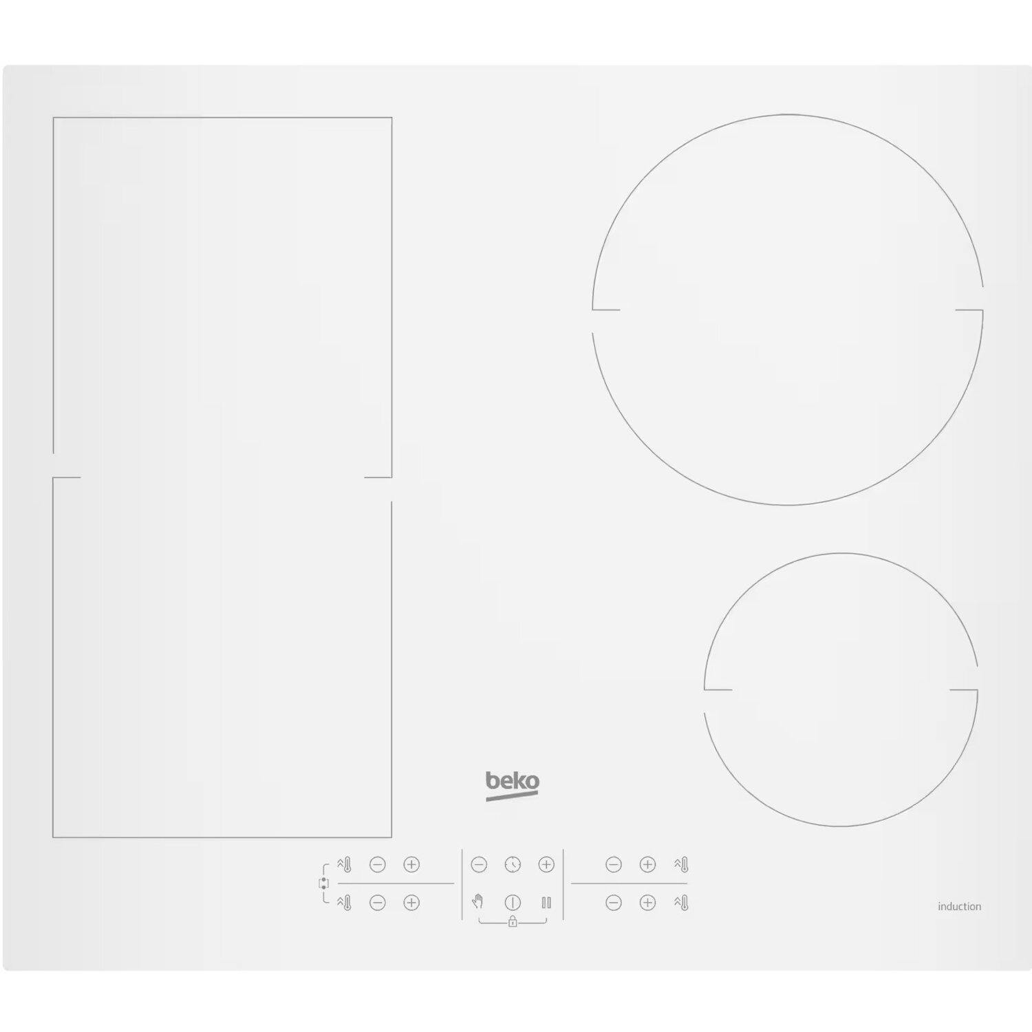 Варочная поверхность индукционная BEKO HII64200FMTW фото 