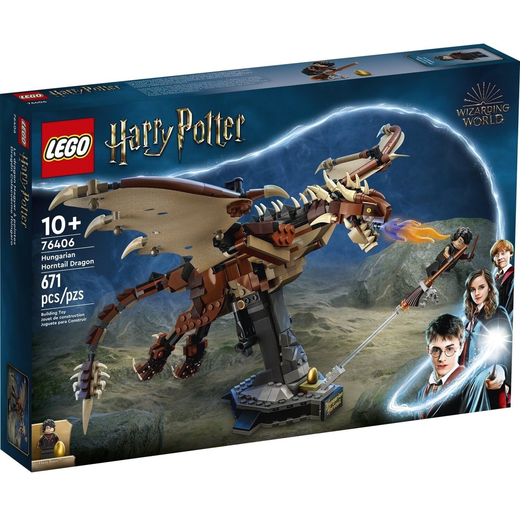 LEGO 76406 Harry Potter Венгерский хвосторохий дракон фото 1