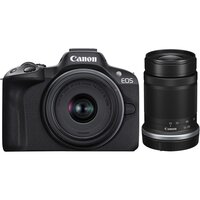 Фотоаппарат CANON EOS R50 + RF-S 18-45 IS STM + RF-S 55-210 IS STM Black (5811C034)