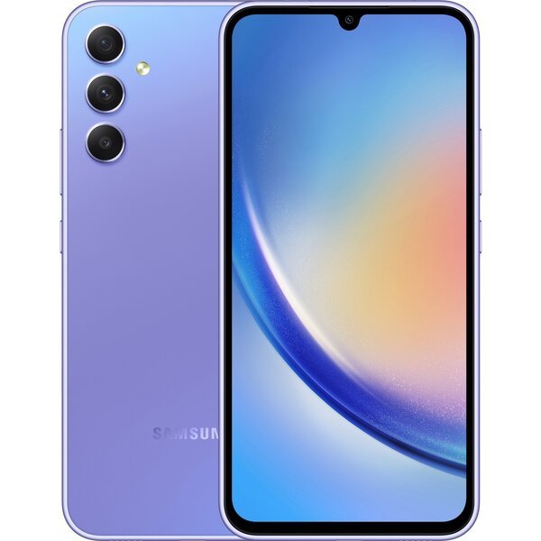 

Смартфон Samsung Galaxy A34 5G 8/256Gb Light Violet (SM-A346ELVESEK)