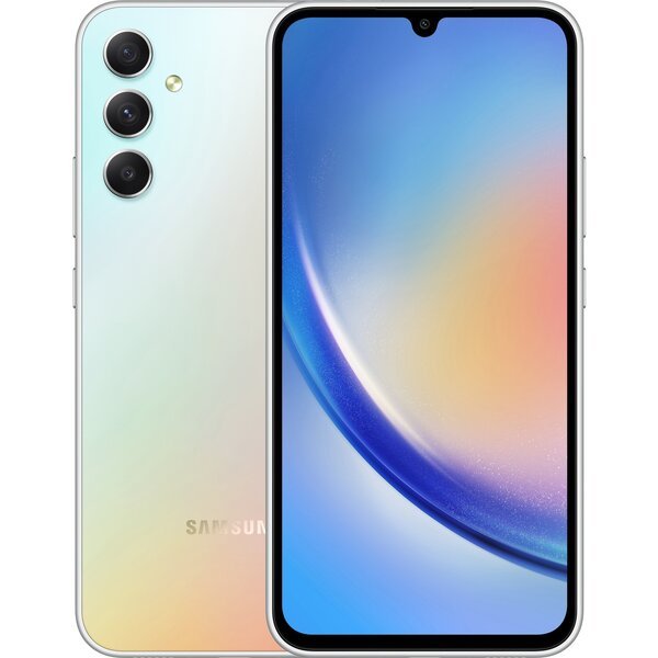 

Смартфон Samsung Galaxy A34 5G 6/128Gb Silver (SM-A346EZSASEK)