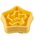 Миска-лабиринт WahoPet slow feeder звезда пластиковая, желтая