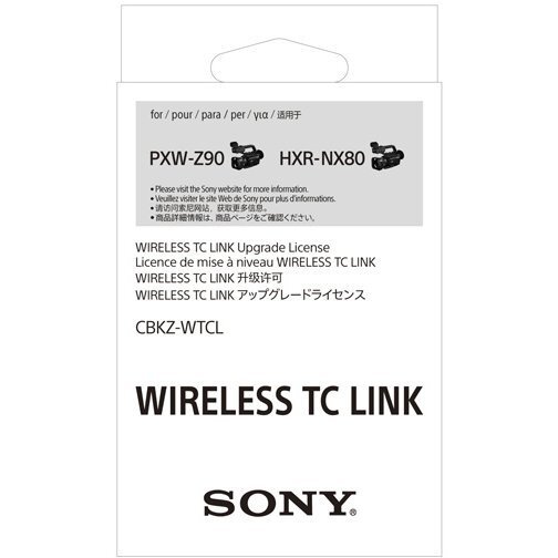 Код апгрейду Sony CBKZ-WTCL для активації опцій WIRELESS TC LINK на PXW-Z90 та HXR-NX80фото