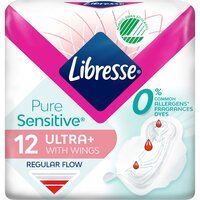 Гігієнічні прокладки Libresse Pure Sensitive Ultra+ Нормаль 12 шт