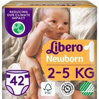 Подгузники Libero Newborn 1 2-5 кг 42 шт