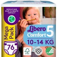 Підгузки Libero Comfort 10-14 кг Розмір: 5 76 шт