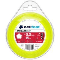 Леска косильная Cellfast звезда, 3 x 15м (35-022)