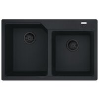 Кухонна мийка Franke 620-78 Black Edition, чорний матовий (вкл. вент. 3 1/2" + сиф.+коландер) (114.0699.237)