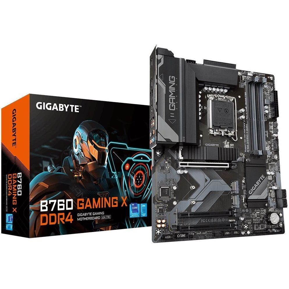 Материнская плата GIGABYTE B760 GAMING X DDR4 s1700 B760 4xDDR4 HDMI DP ATX фото 