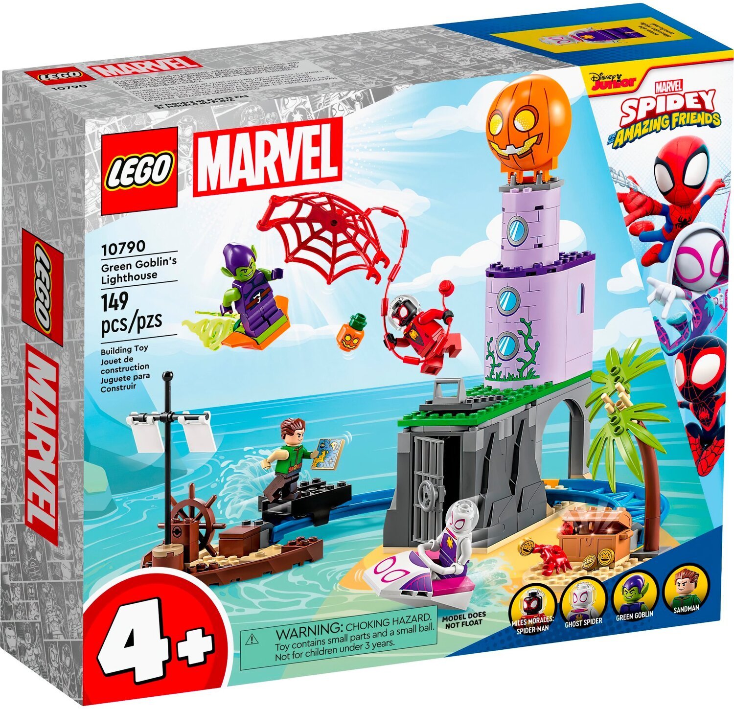 LEGO 10790 Marvel Команда Павука на маяку Зеленого Гоблінафото
