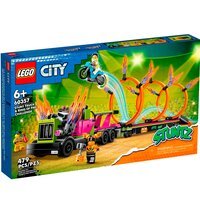 LEGO 60357 City Stuntz Завдання з каскадерською вантажівкою та вогняним колом